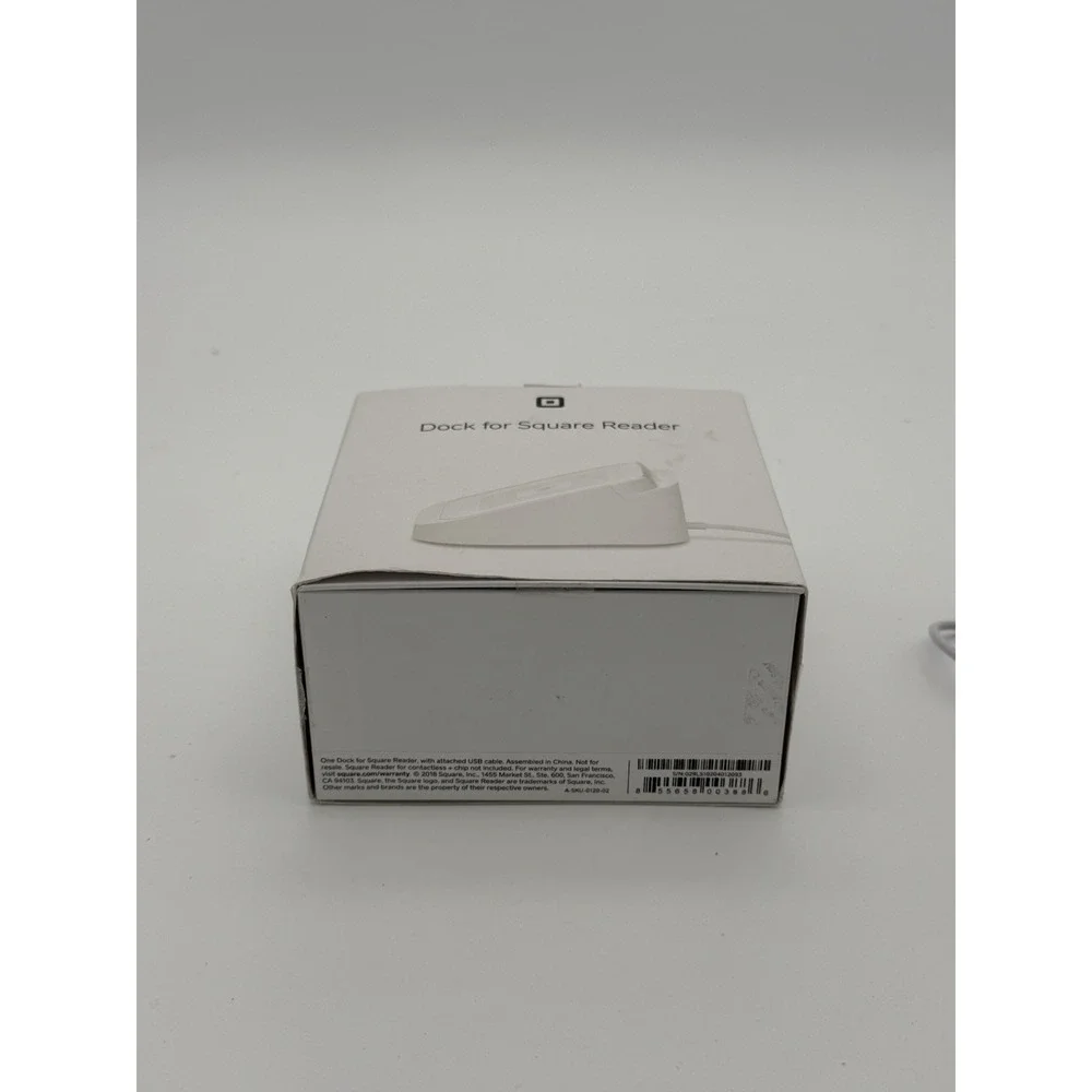 Square Dock for Square Reader A-SKU-0120-02 w/ Attached USB Cable Open Box